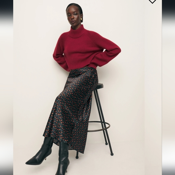 Reformation Garrett Cropped Cashmere Sweater (Brand New) - Picture 2 of 12